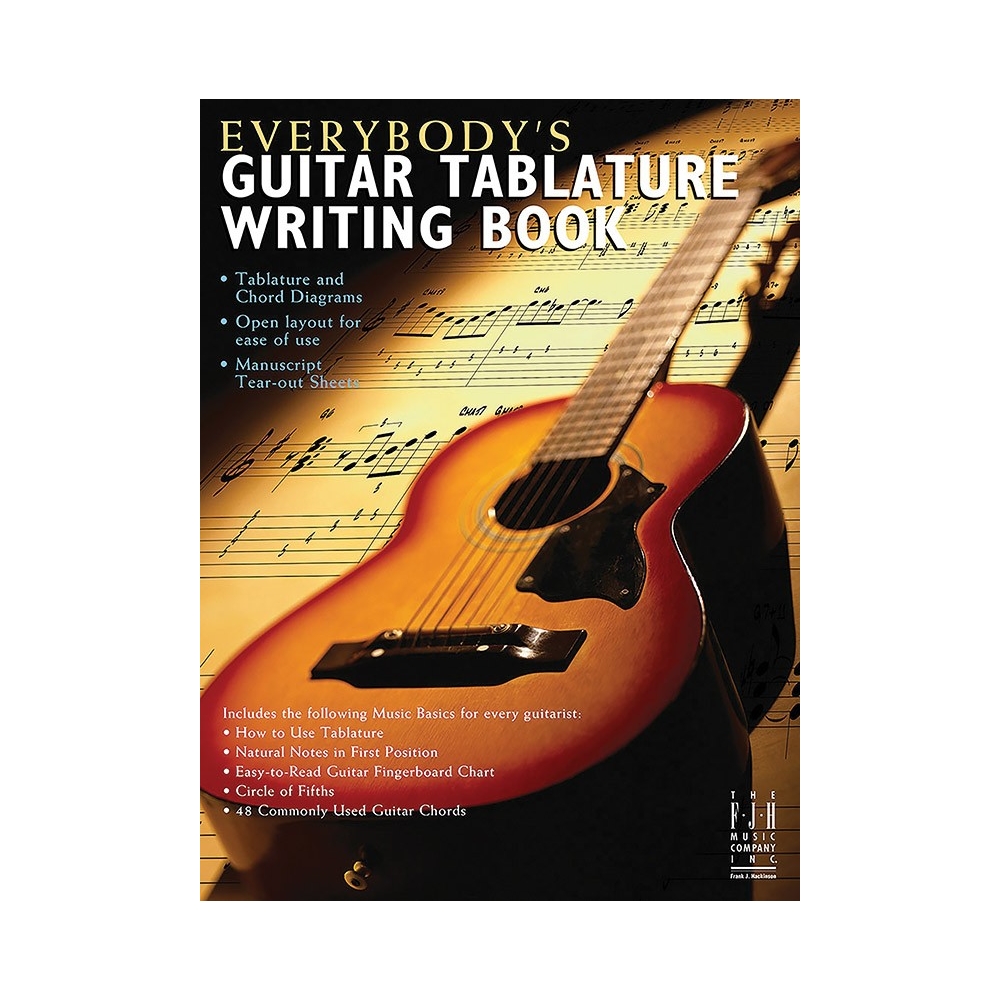 Tablature Writing Book