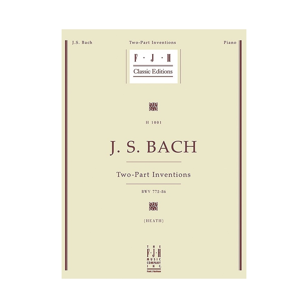 Bach, J.S - Two-Part Inventions BWV 772-786