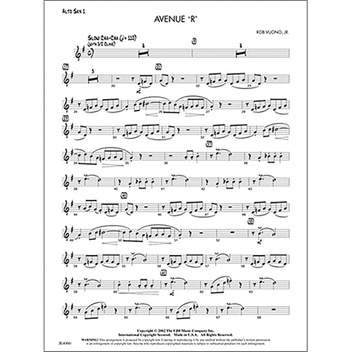 Rob Vuono Jr - Avenue 'R'