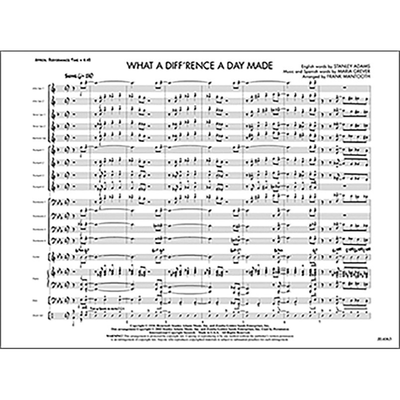Stanley Adams / Maria Grever - What a Diff'rence a Day Made