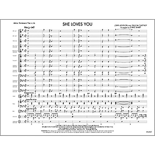 She Loves You - Jazz Ensemble