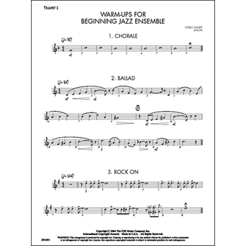 Warm-ups for beginning Jazz...