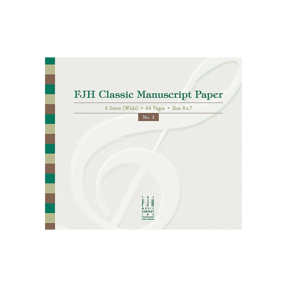 FJH Classic Manuscript Paper No. 1