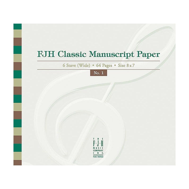 FJH Classic Manuscript Paper No. 1