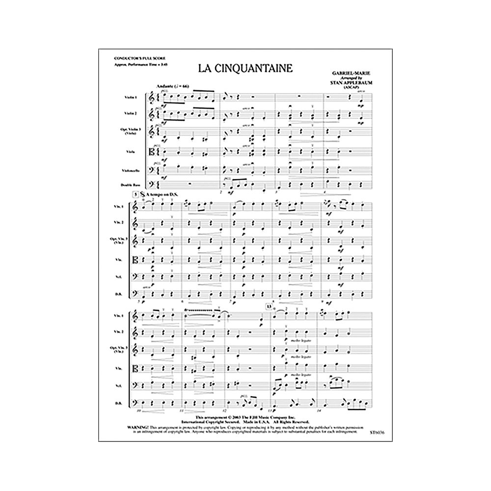 Jean Gabriel-Marie - La Cinquantaine
