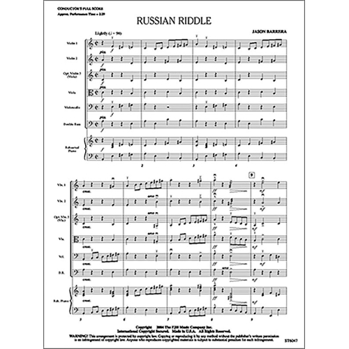 Jason Barrera - Russian Riddle