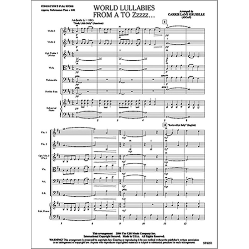 World Lullabies From A To...