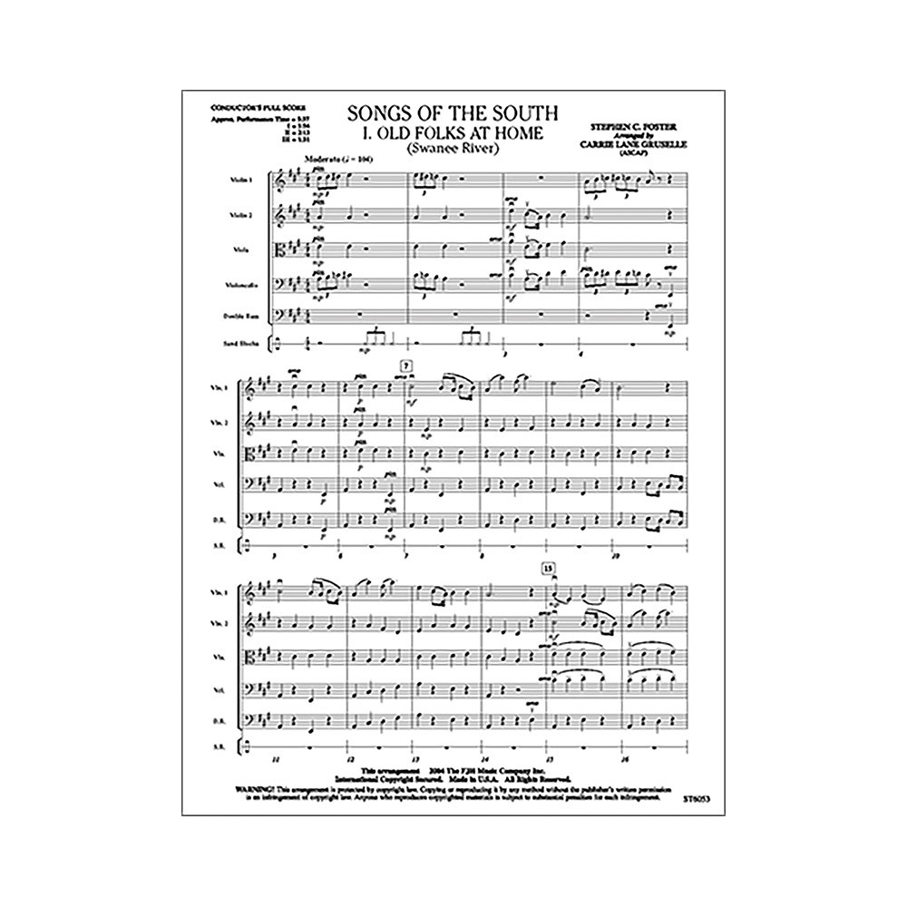 Stephen Foster - Songs Of The South