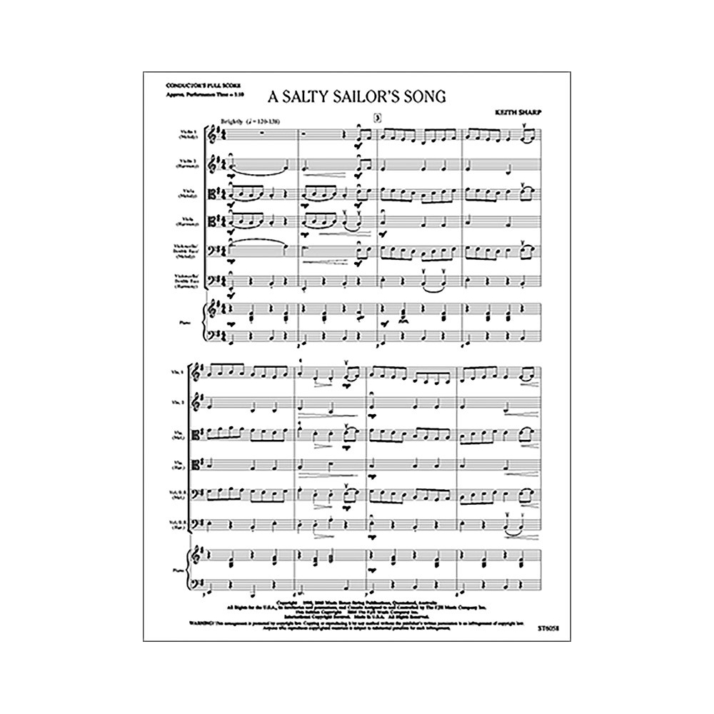 Keith Sharp - A Salty Sailors Song