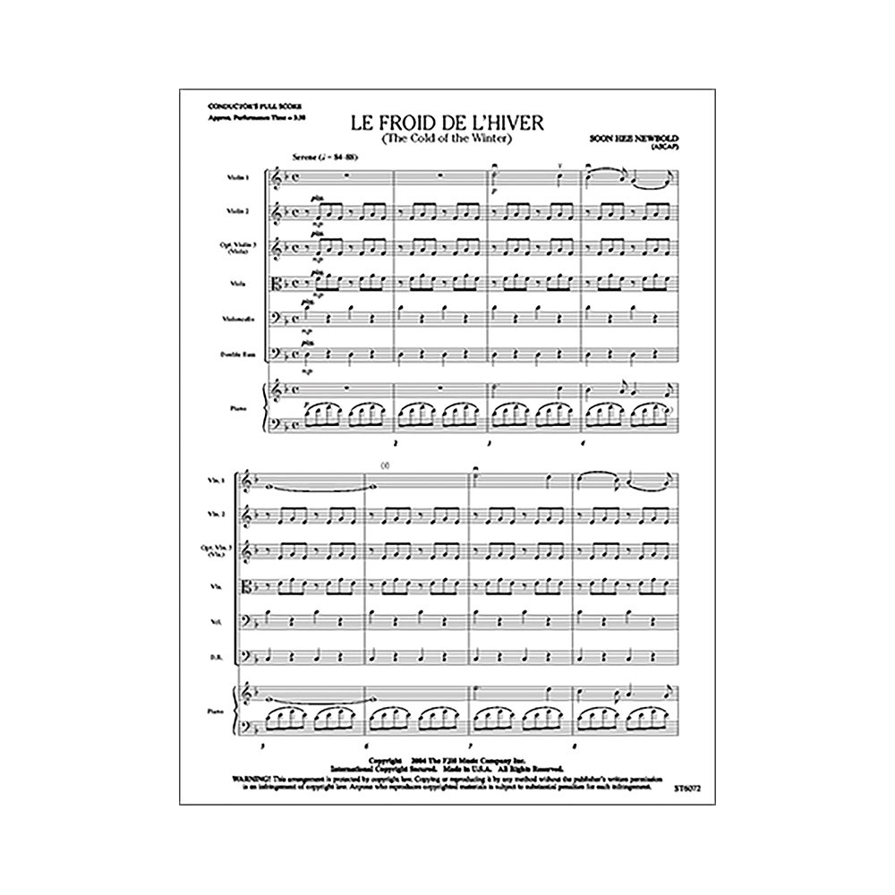Soon Hee Newbold - Le Froid De Lhiver (The Cold Of The Winter)