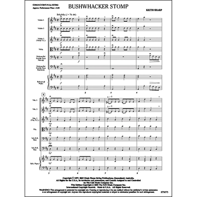 Keith Sharp - Bushwhacker Stomp