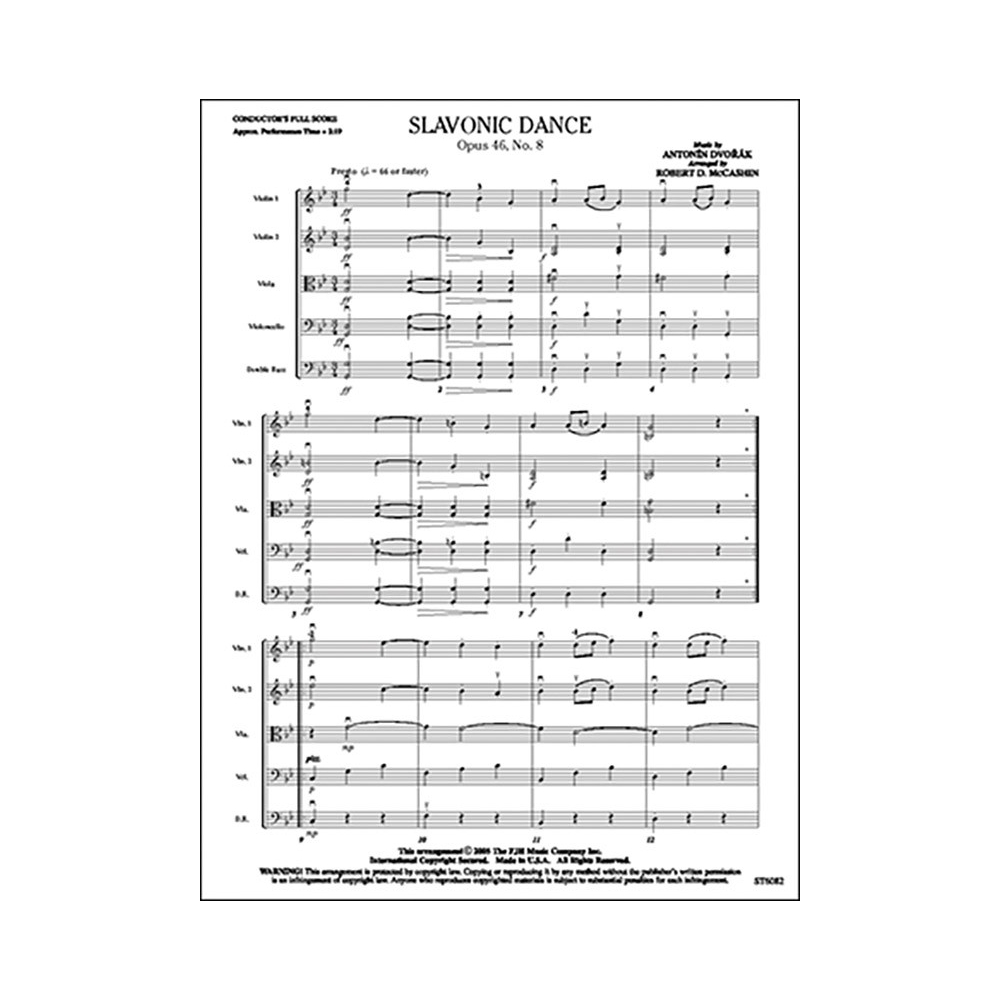 Antonín Dvořák - Slavonic Dance Op. 46 No. 8