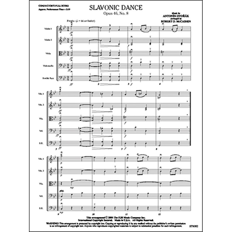 Antonín Dvořák - Slavonic Dance Op. 46 No. 8
