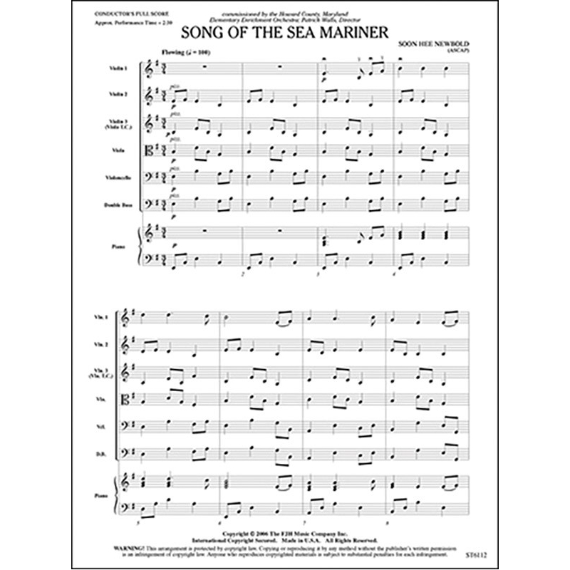 Soon Hee Newbold - Song Of The Sea Mariner