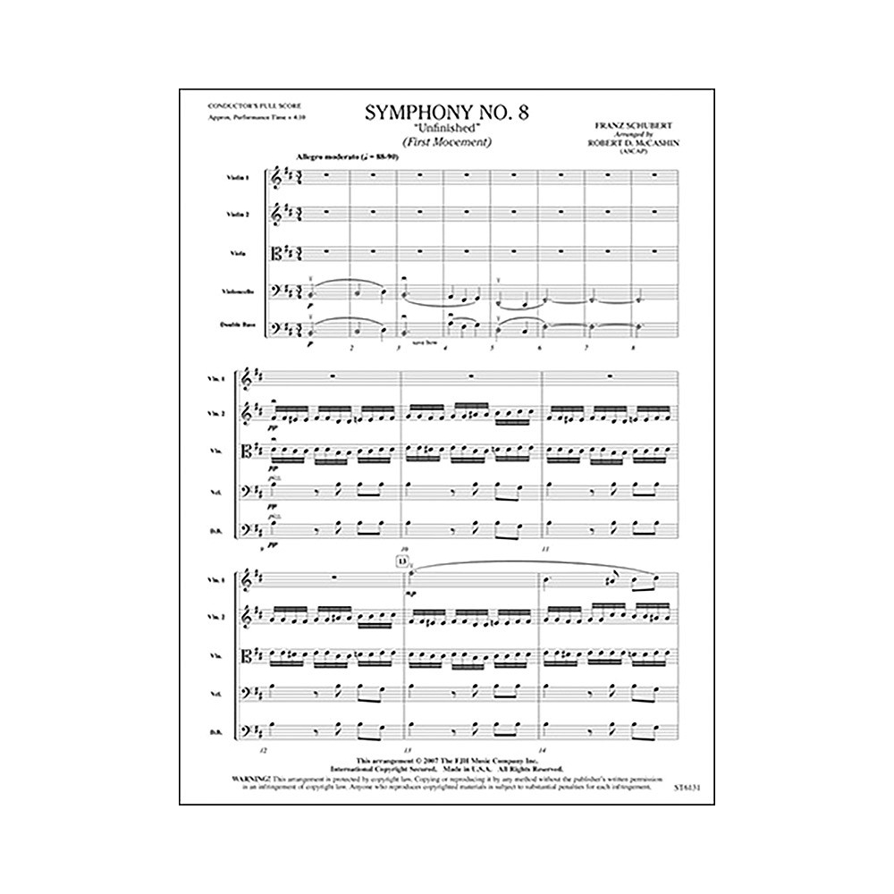 Franz Schubert - Symphony No. 8 - Unfinished