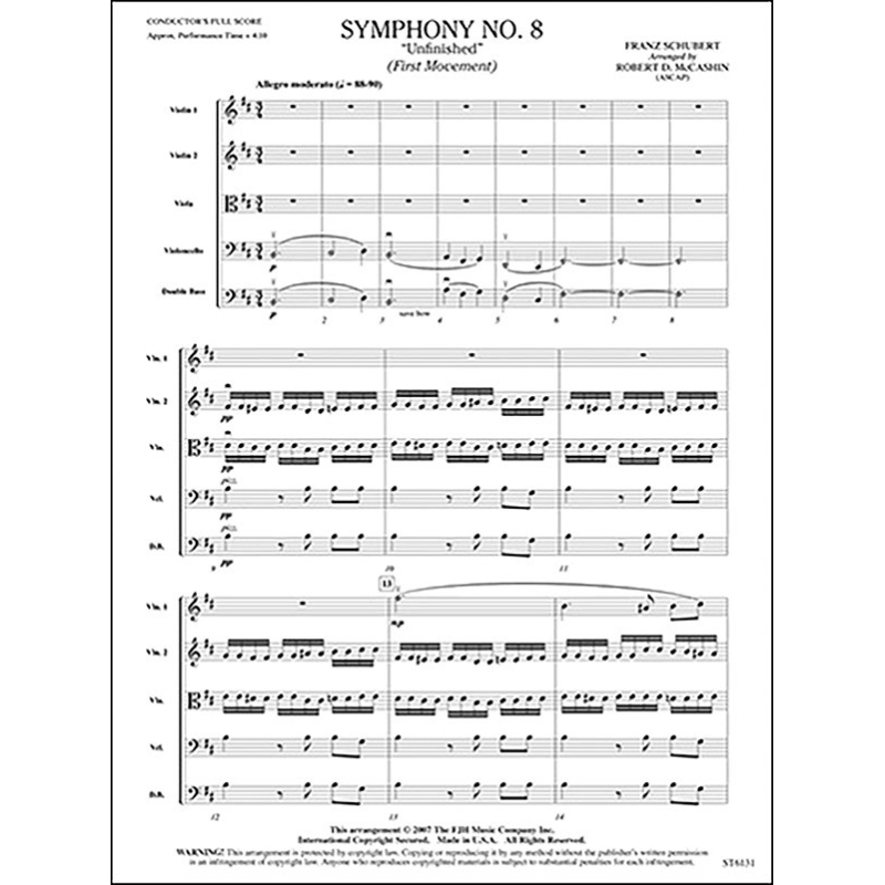 Franz Schubert - Symphony No. 8 - Unfinished