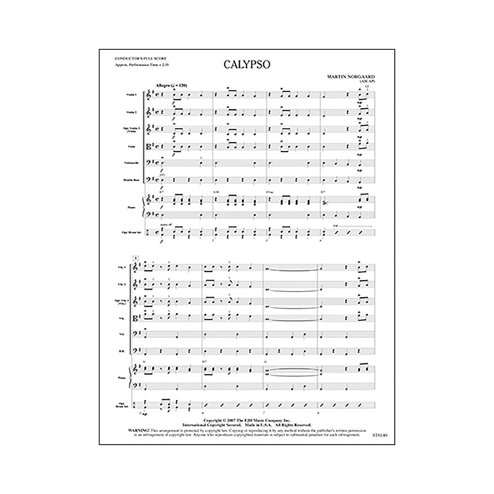 Martin Noorgard - Calypso - String Orchestra