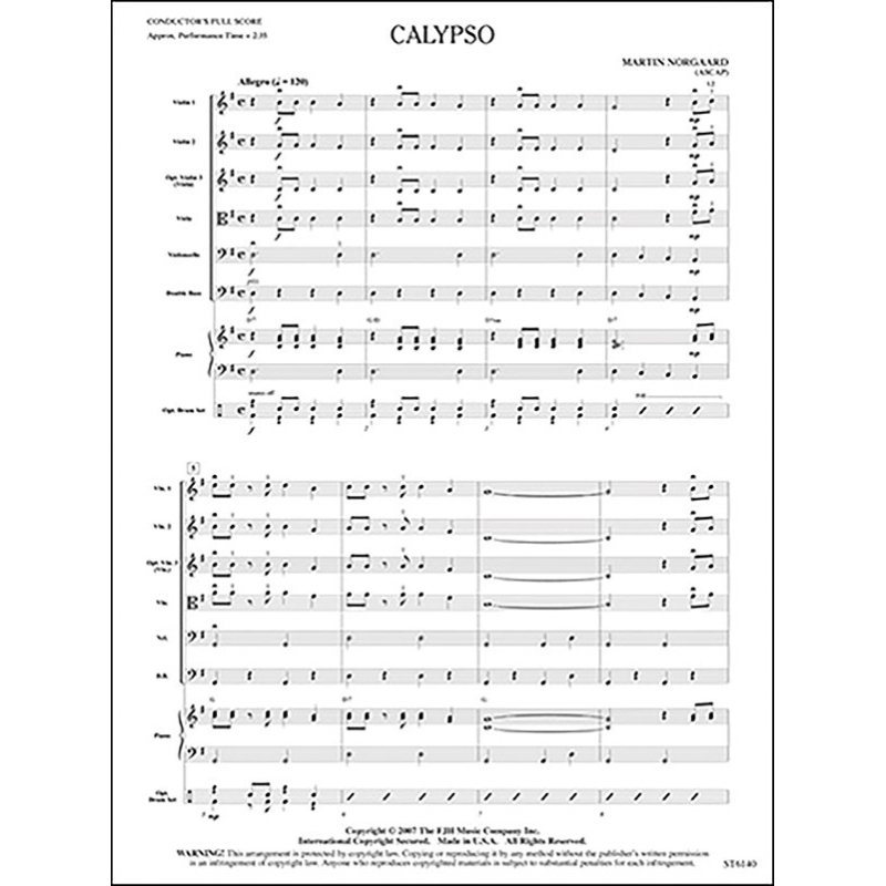 Martin Noorgard - Calypso - String Orchestra