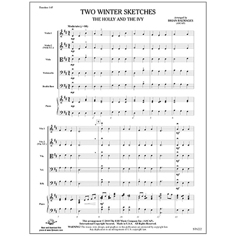 Two Winter Sketches