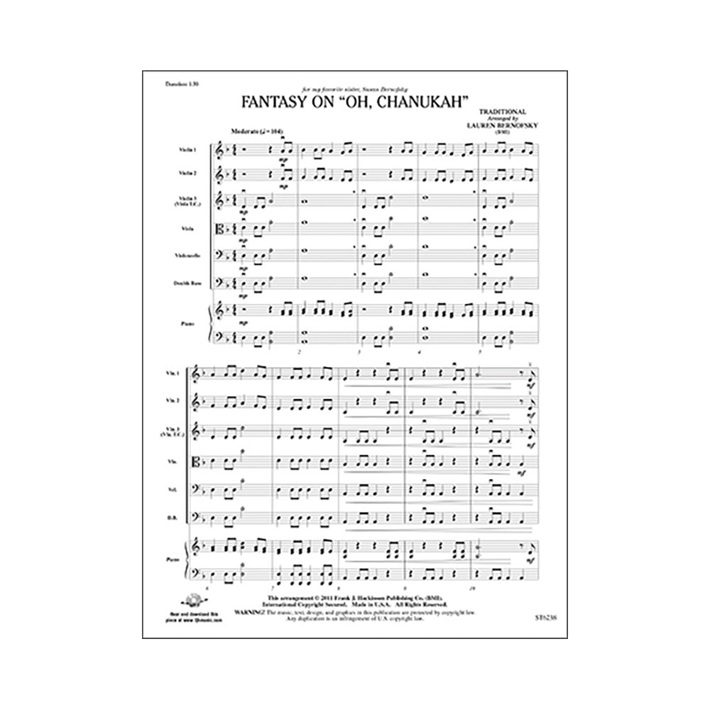 Lauren Bernofsky - Fantasy On Oh Chanukah