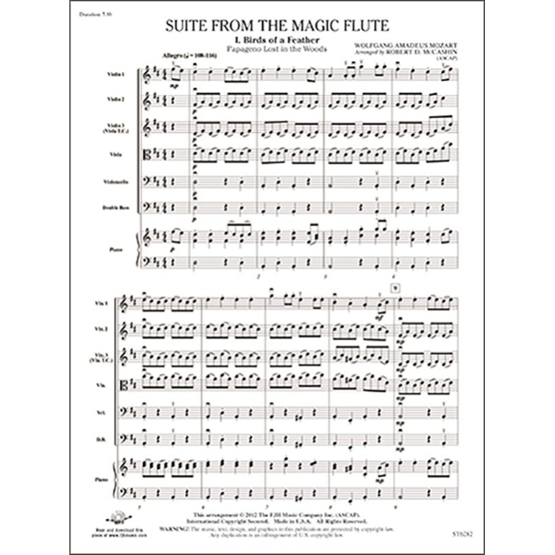 W.A Mozart - Suite from The Magic Flute