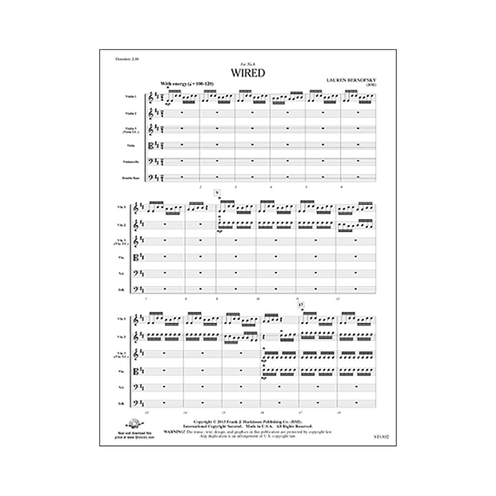 Lauren Bernofsky - Wired String Orchestra