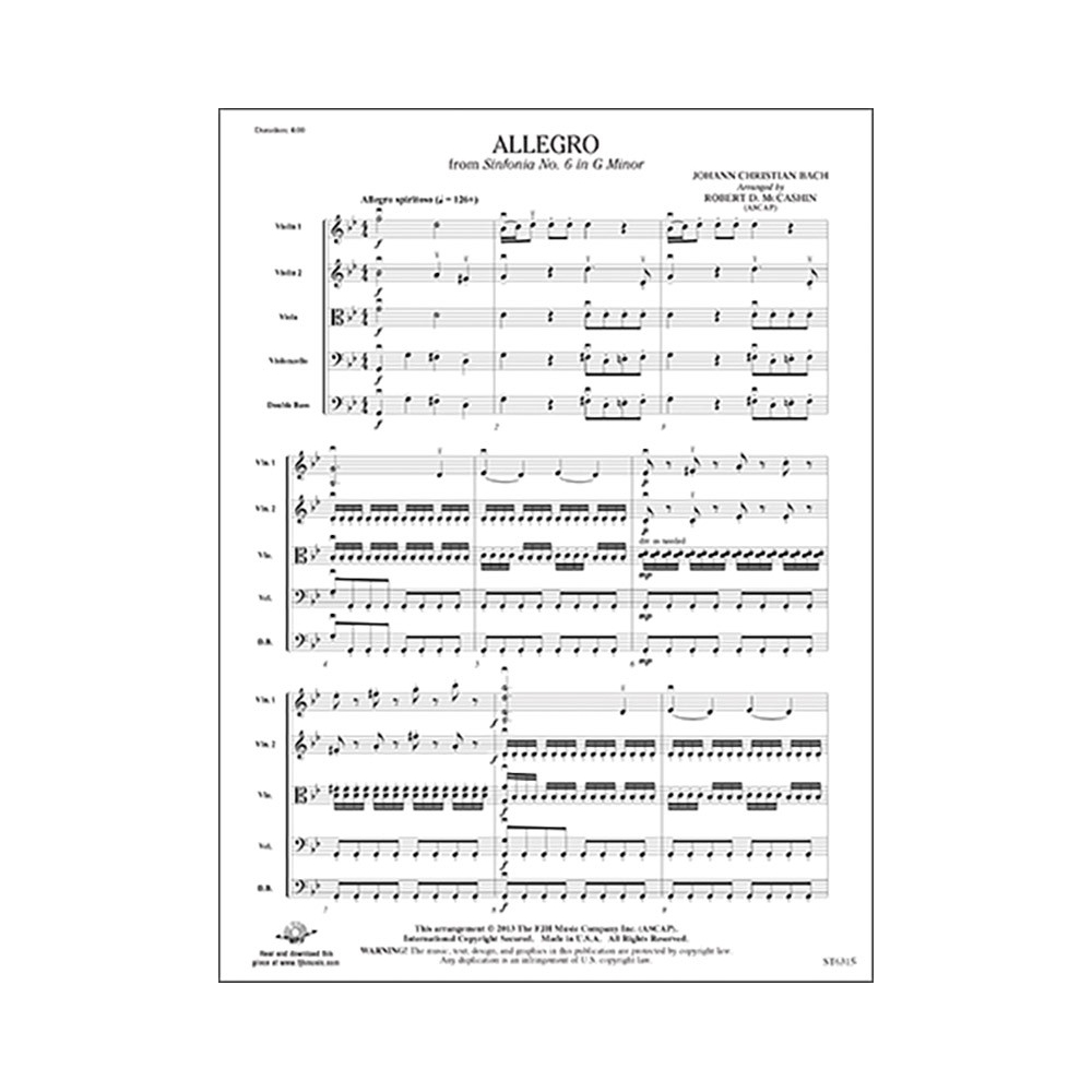 Johann Christian Bach - Allegro