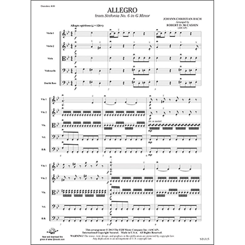 Johann Christian Bach - Allegro