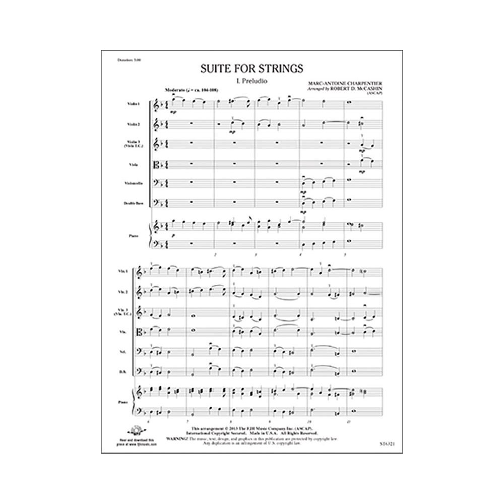Charpentier Suite For Strings