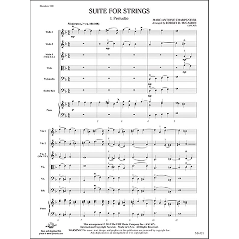 Charpentier Suite For Strings