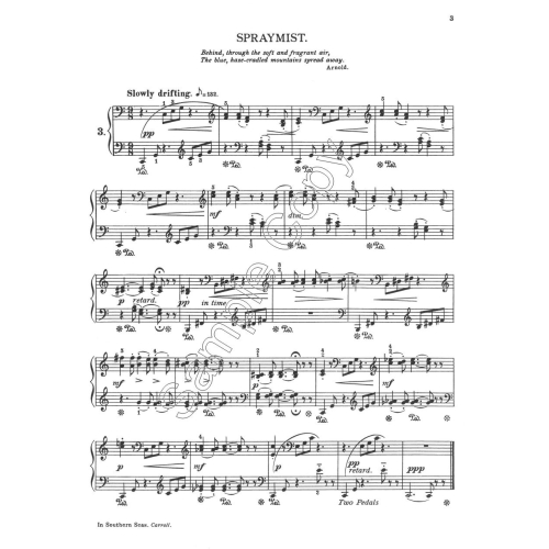 In Southern Seas - Walter Carroll - Piano