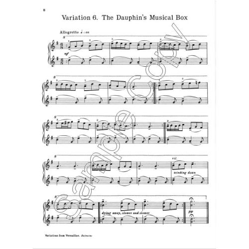 Variations from Versailles - Dalmaine, Cyril