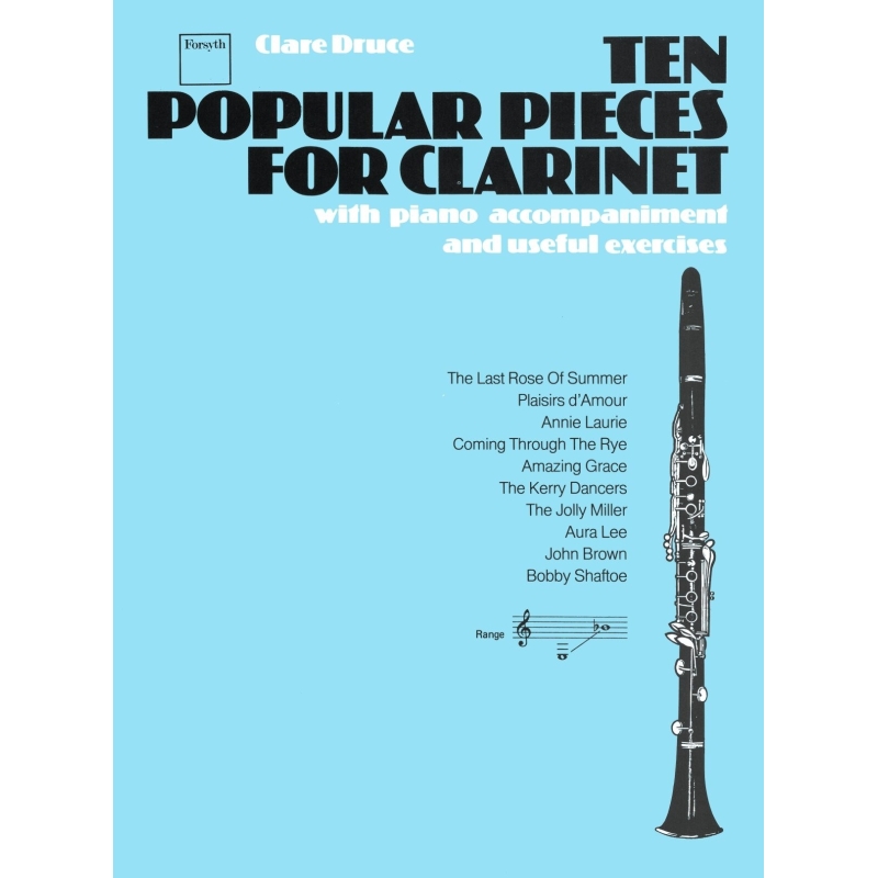Ten Popular Pieces for Clarinet - Druce, Clare