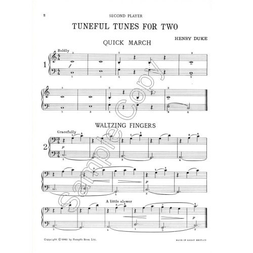 Tuneful Tunes for Two - Duke, Henry