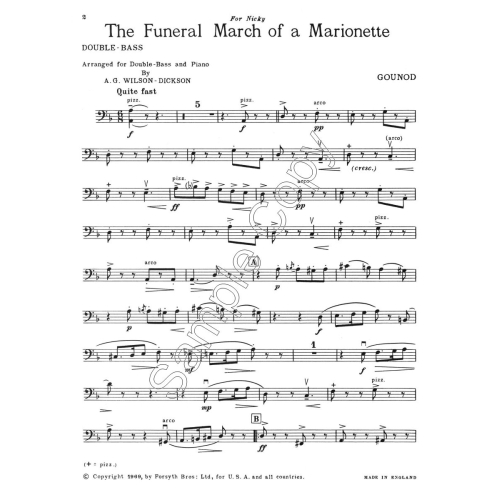 Funeral March of a Marionette - Gounod, Charles