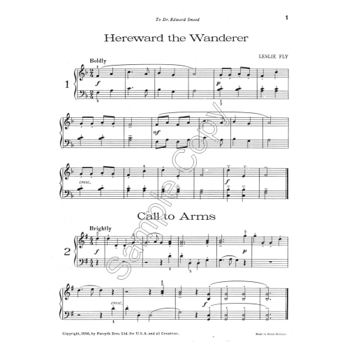 Hereward the Wake - Fly, Leslie - Piano