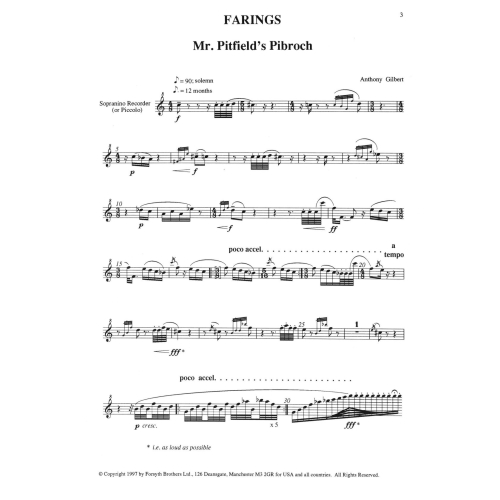 Farings - Gilbert, Anthony