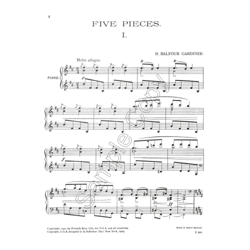 Five Pieces - Gardiner, Balfour