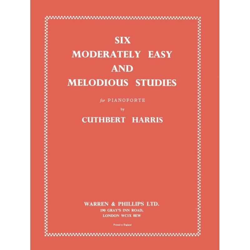 Six Modern and Melodious Studies - Harris, Cuthbert