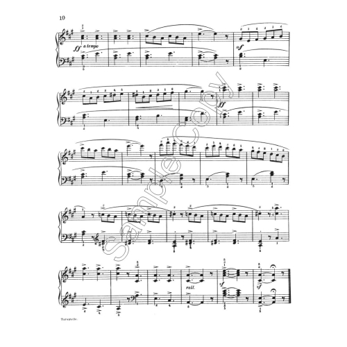 Tarantelle in A minor - Harris, Cuthbert - Piano Solo