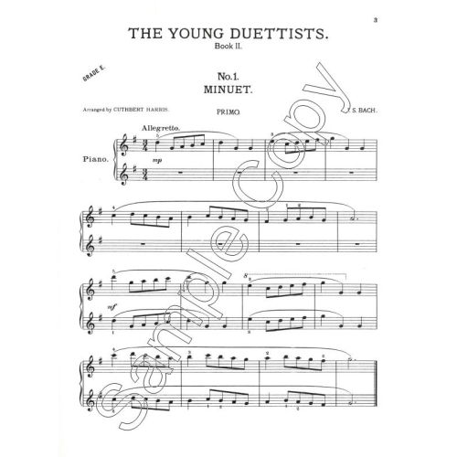 Young Duettists Book 2 - Harris, Cuthbert