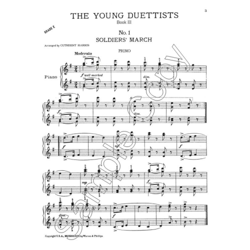 Young Duettists Book 3 - Harris, Cuthbert
