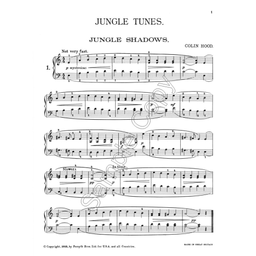 Jungle Tunes - Hood, Colin