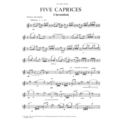 Five Caprices - Hand, Colin