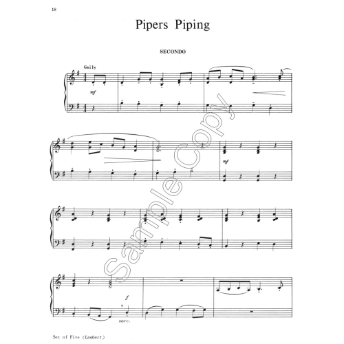 Set of Five Duets - Lambert, Cecily