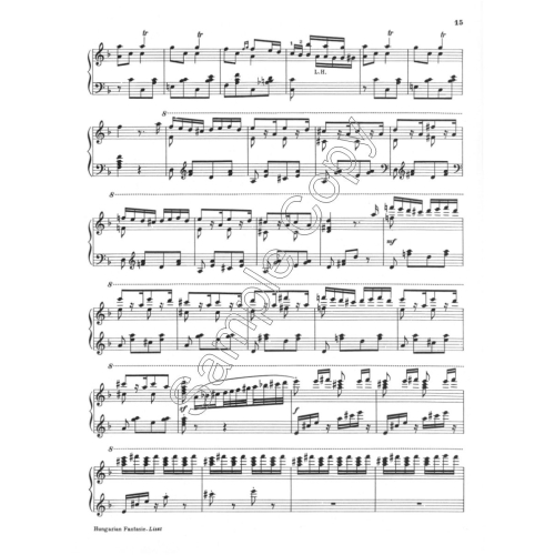 Hungarian Fantasie - Liszt - for solo piano - arr. Eric Lewis