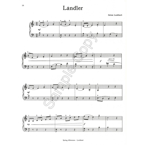 Spring Afternoon - Lockhart, Helen - Piano Solo