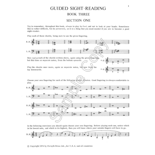 Guided Sight Reading Book 3 - Lockhart, Helen