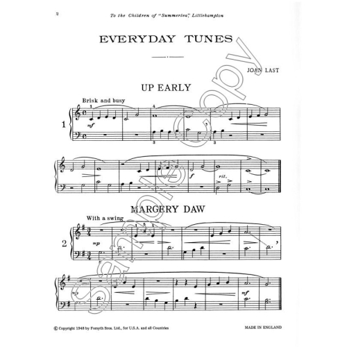 Everyday Tunes - Last, Joan