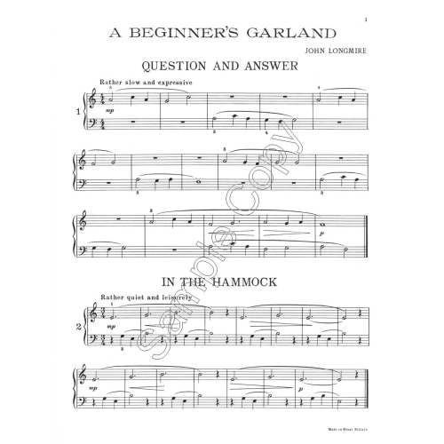 A Beginners Garland - Longmire, John